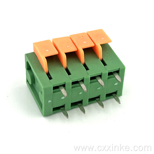 5.08MM Pitch Spring Type PCB Terminal Block Right Angle Connector